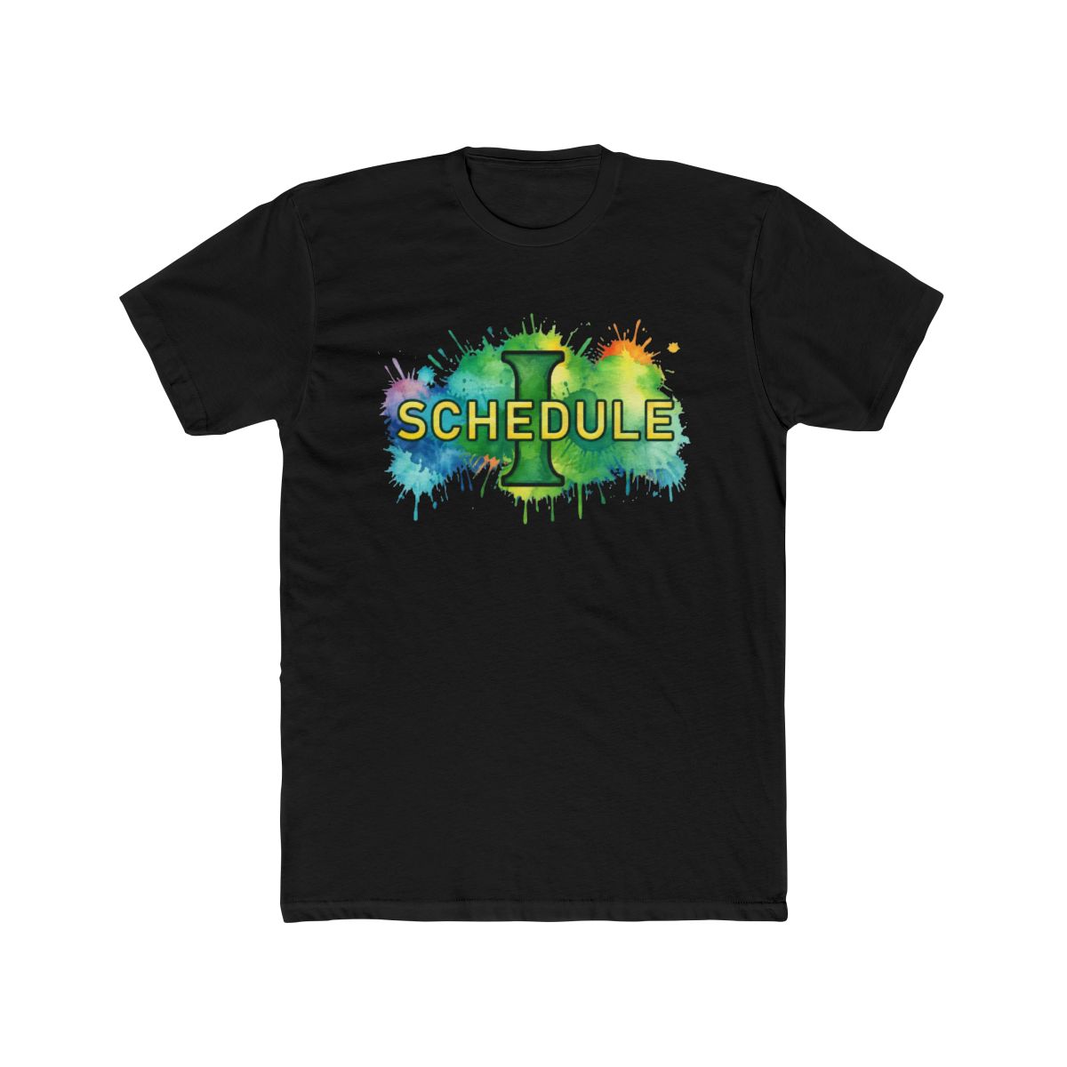 Schedule 1 Heavy Cotton Tee, Gift for Stoners, Fun Summer Shirt, Everyday Wear, Vibrant Graphic Tee, Video Game Apparel, Schedule One - alternate angle 3, merchandise