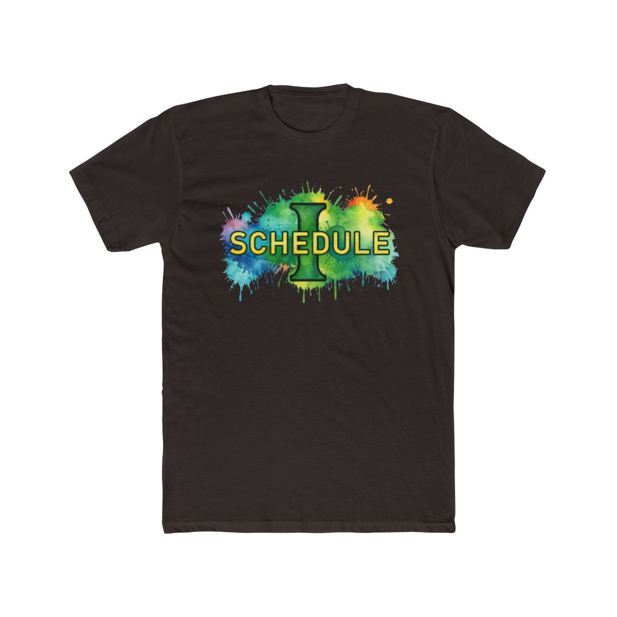 Schedule 1 Heavy Cotton Tee, Gift for Stoners, Fun Summer Shirt, Everyday Wear, Vibrant Graphic Tee, Video Game Apparel, Schedule One - alternate angle 2, merchandise