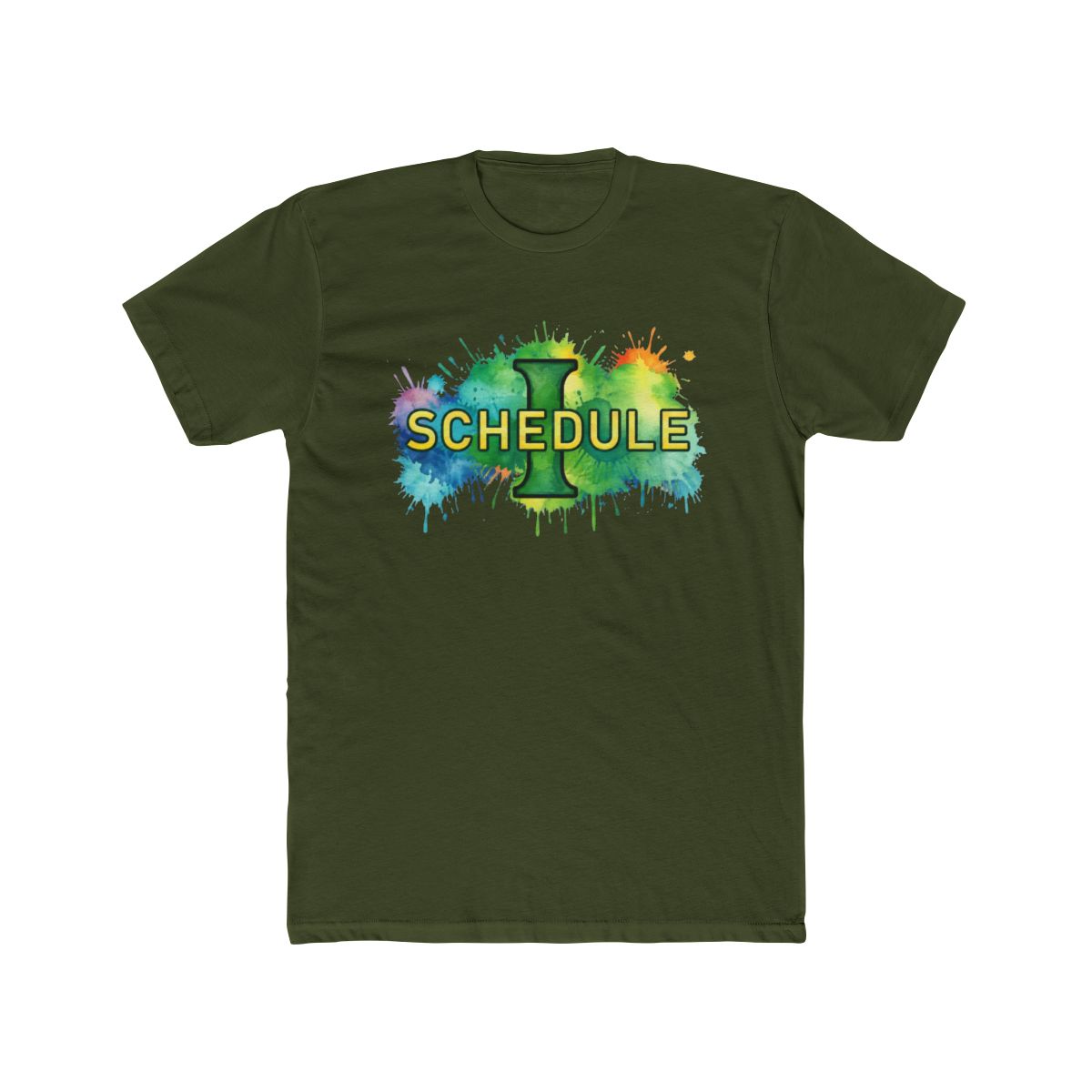 Schedule 1 Heavy Cotton Tee, Gift for Stoners, Fun Summer Shirt, Everyday Wear, Vibrant Graphic Tee, Video Game Apparel, Schedule One - alternate angle 5, merchandise