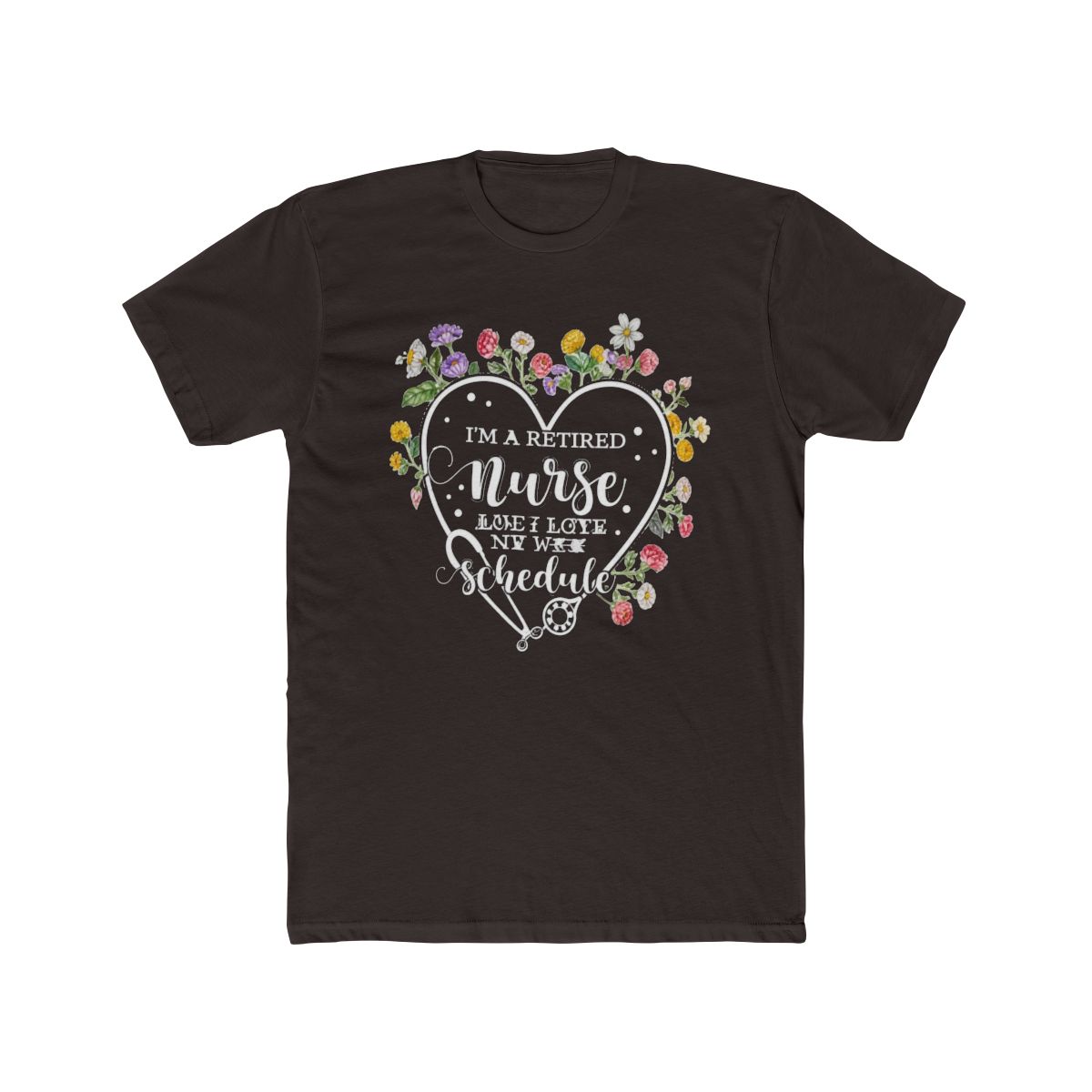 I'm a Retired Nurse and I Love My New Schedule 1 T Shirt - alternate angle 2, merchandise
